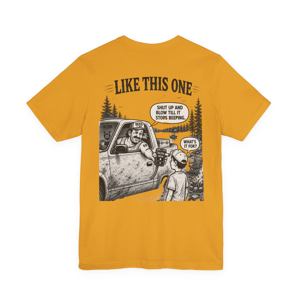 “Some lessons stick with you…” Funny Unisex Short Sleeve Tee