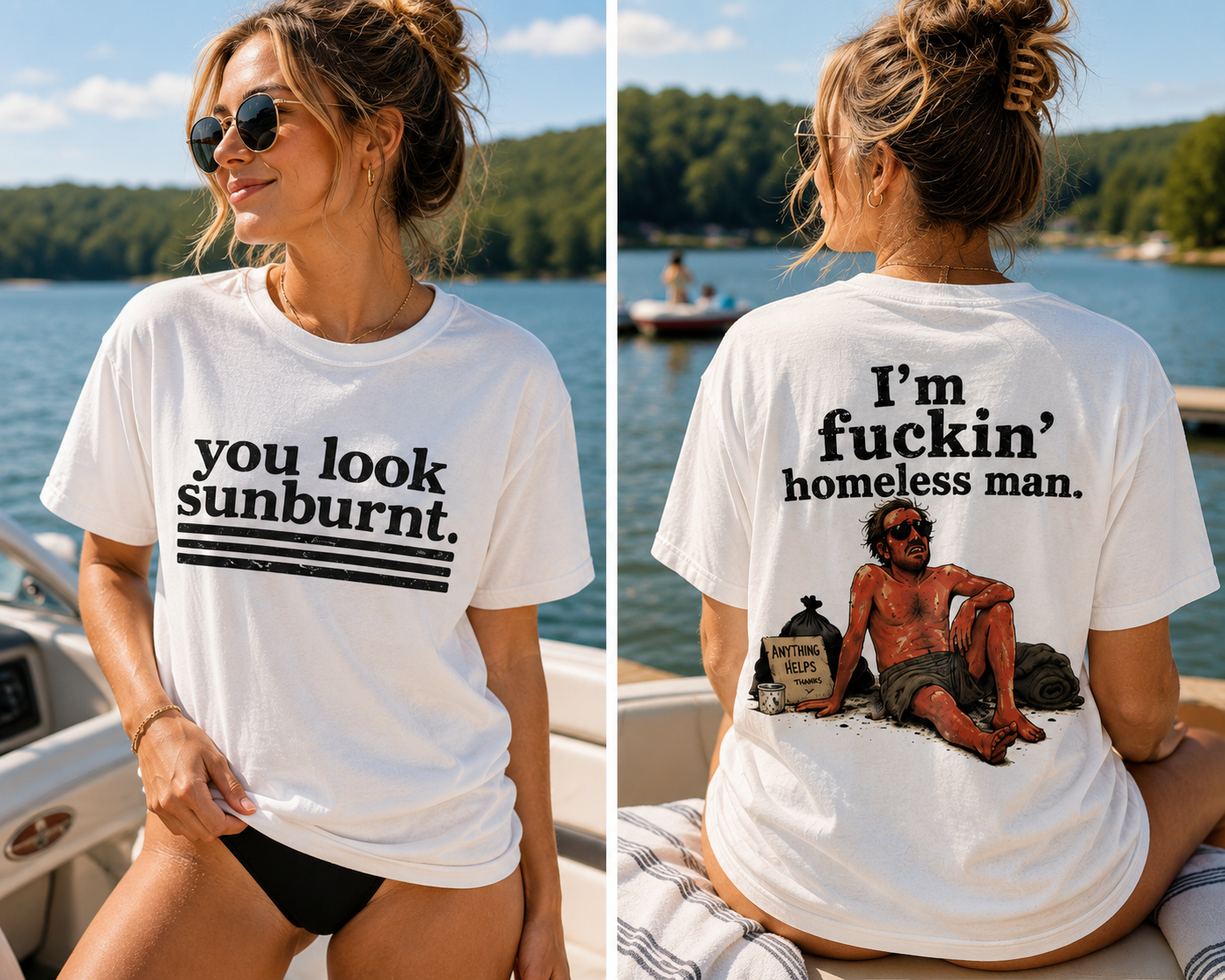 “You Look Sunburnt..” Funny Unisex Tee